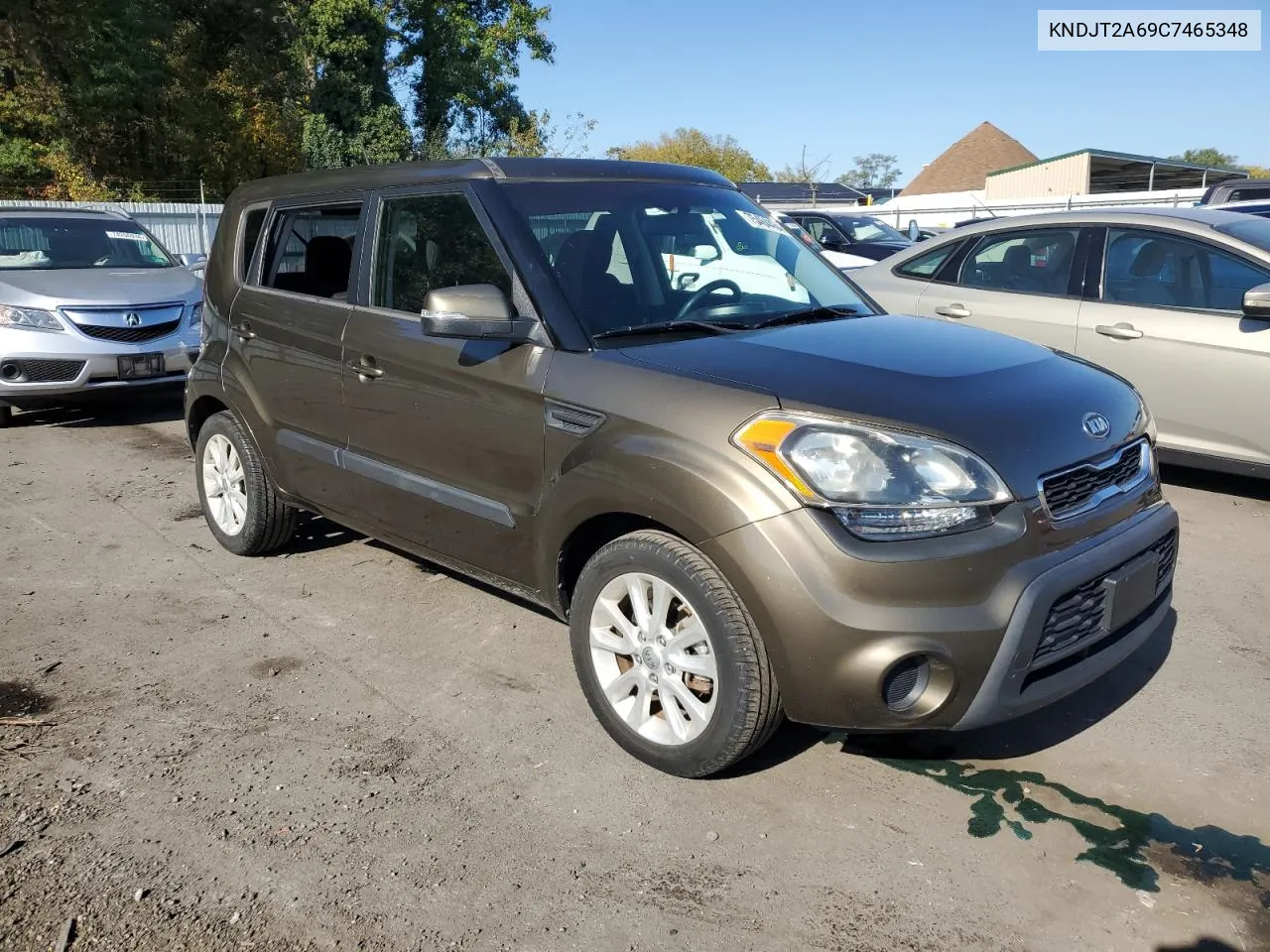 2012 Kia Soul + VIN: KNDJT2A69C7465348 Lot: 75464494