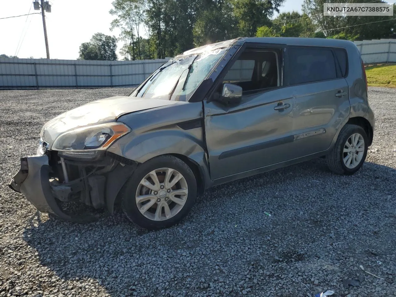 2012 Kia Soul + VIN: KNDJT2A67C7388575 Lot: 75882654