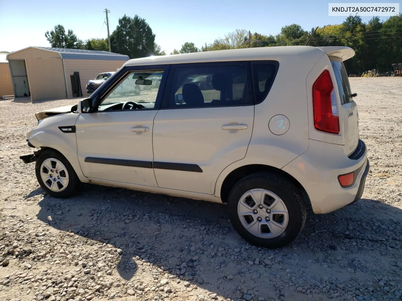 2012 Kia Soul VIN: KNDJT2A50C7472972 Lot: 75912514