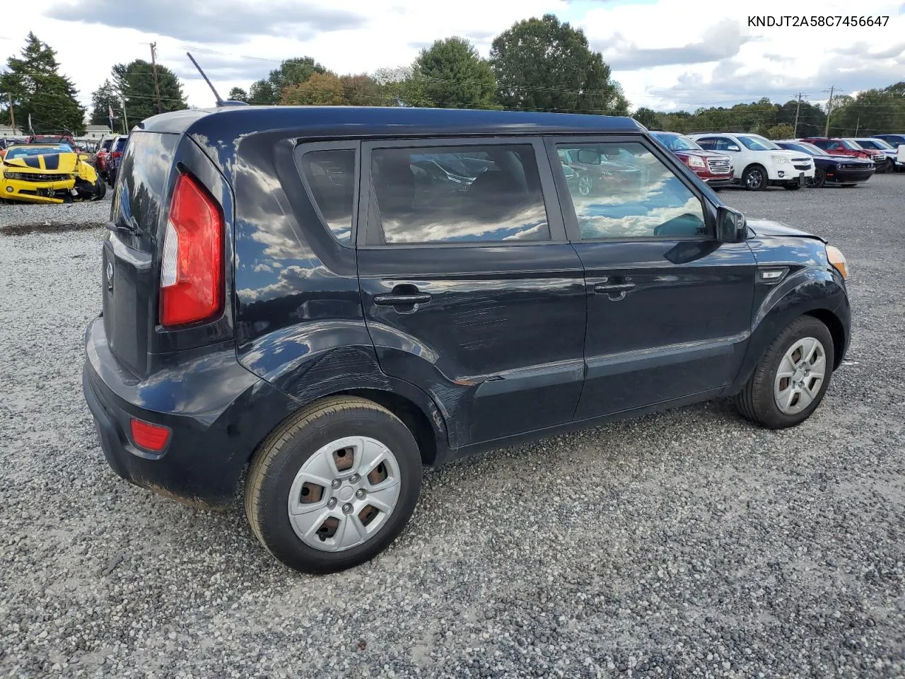 2012 Kia Soul VIN: KNDJT2A58C7456647 Lot: 76004434