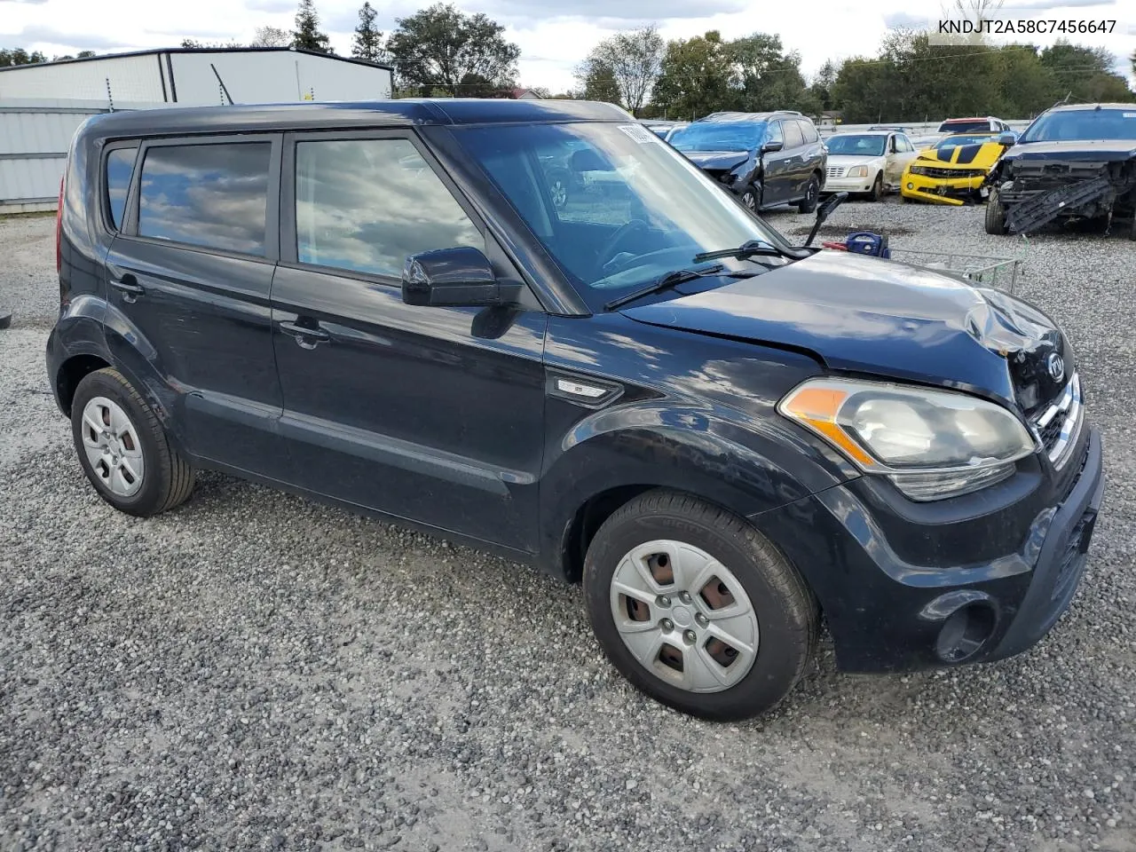 2012 Kia Soul VIN: KNDJT2A58C7456647 Lot: 76004434