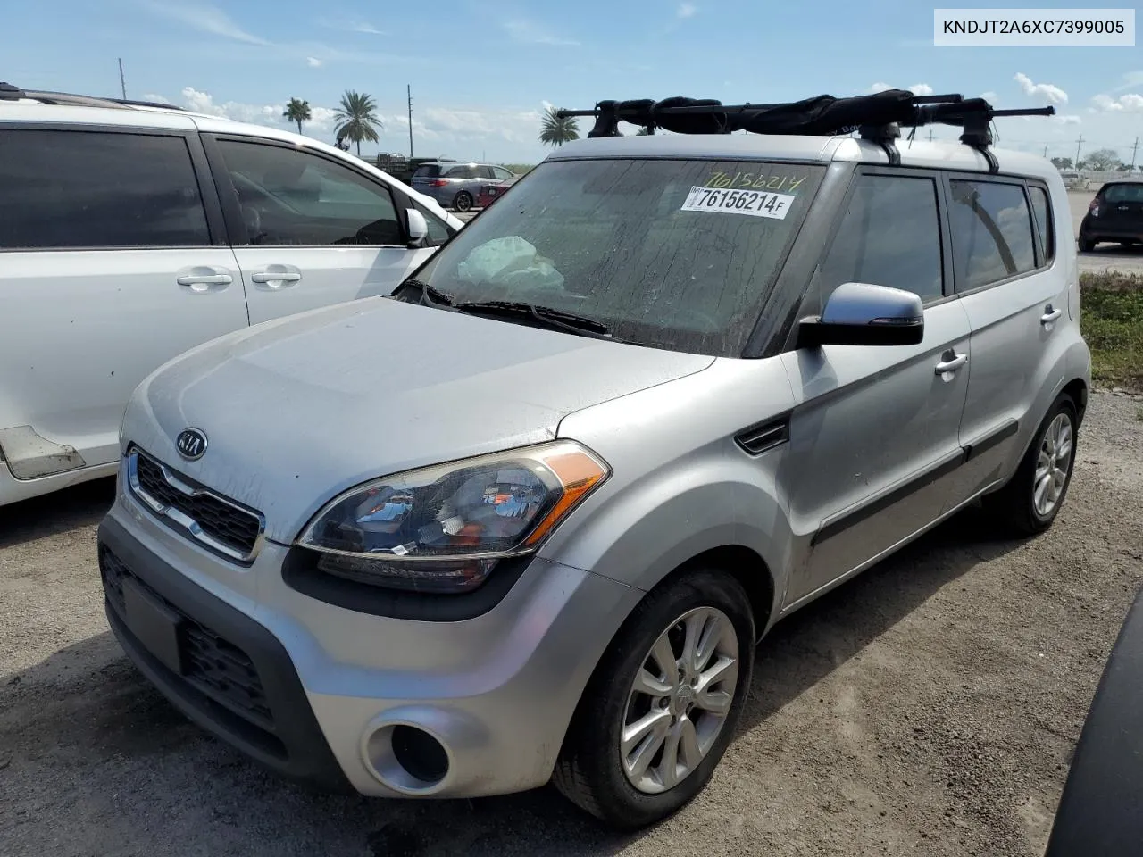 2012 Kia Soul + VIN: KNDJT2A6XC7399005 Lot: 76156214