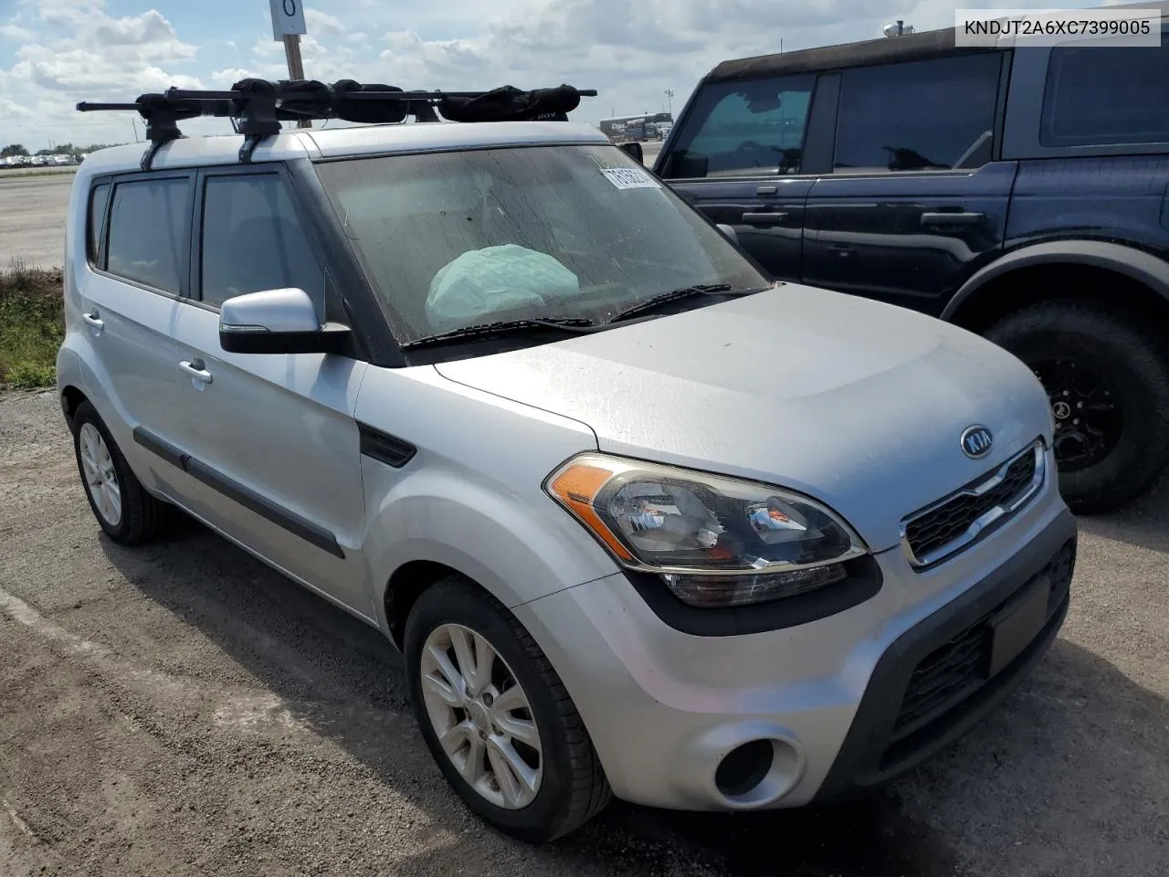 2012 Kia Soul + VIN: KNDJT2A6XC7399005 Lot: 76156214