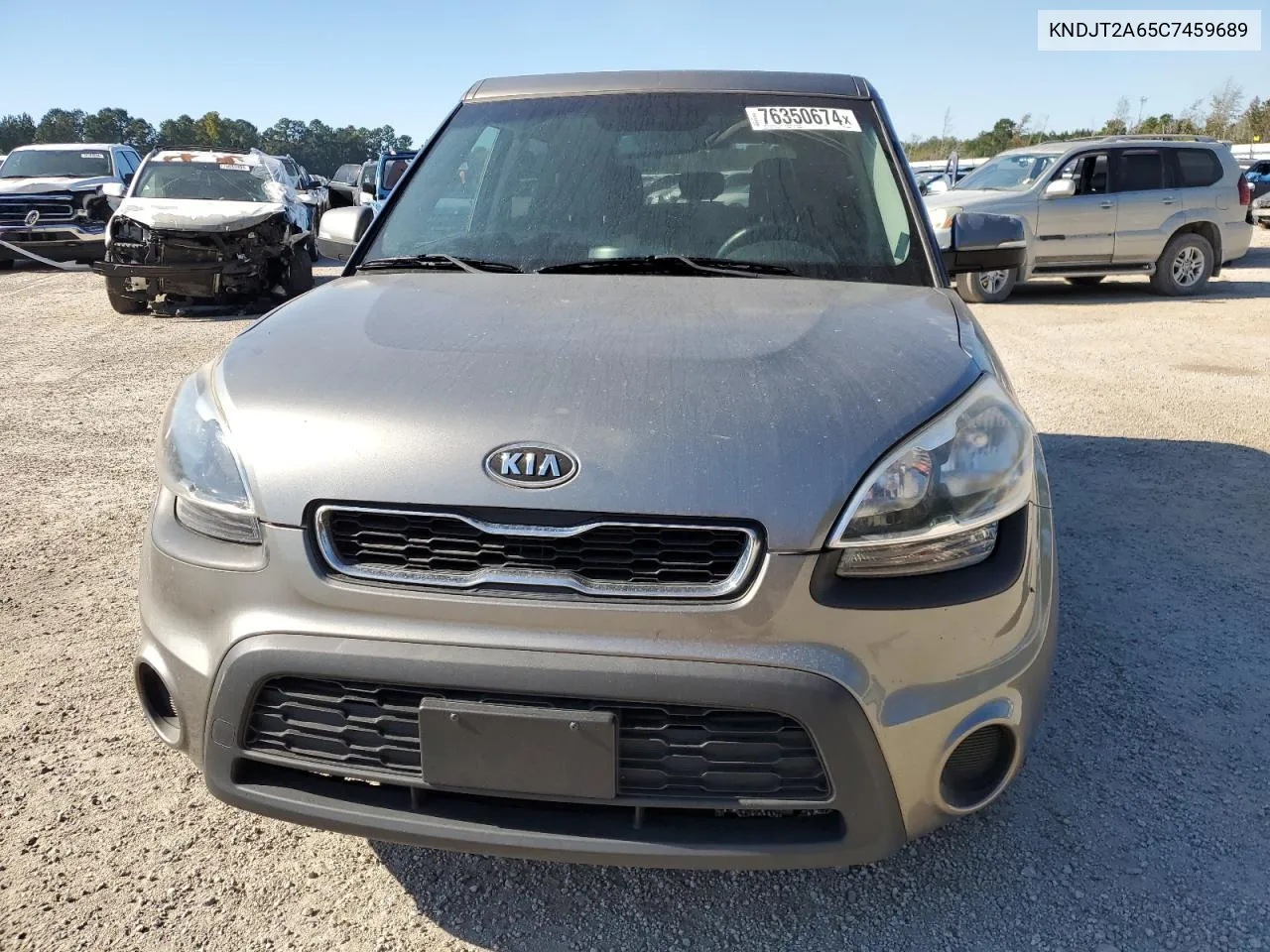 2012 Kia Soul + VIN: KNDJT2A65C7459689 Lot: 76350674