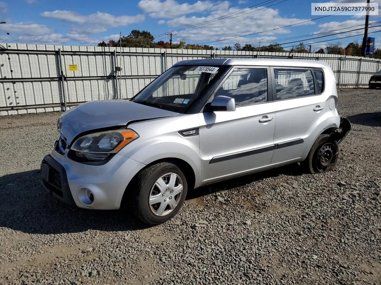 2012 Kia Soul VIN: KNDJT2A59C7377990 Lot: 76378544