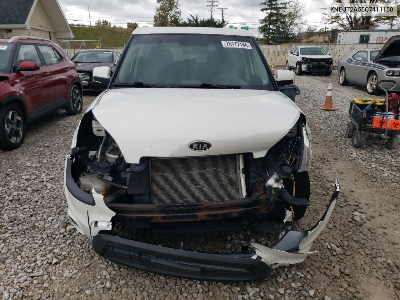 2012 Kia Soul VIN: KNDJT2A55C7411150 Lot: 76477164