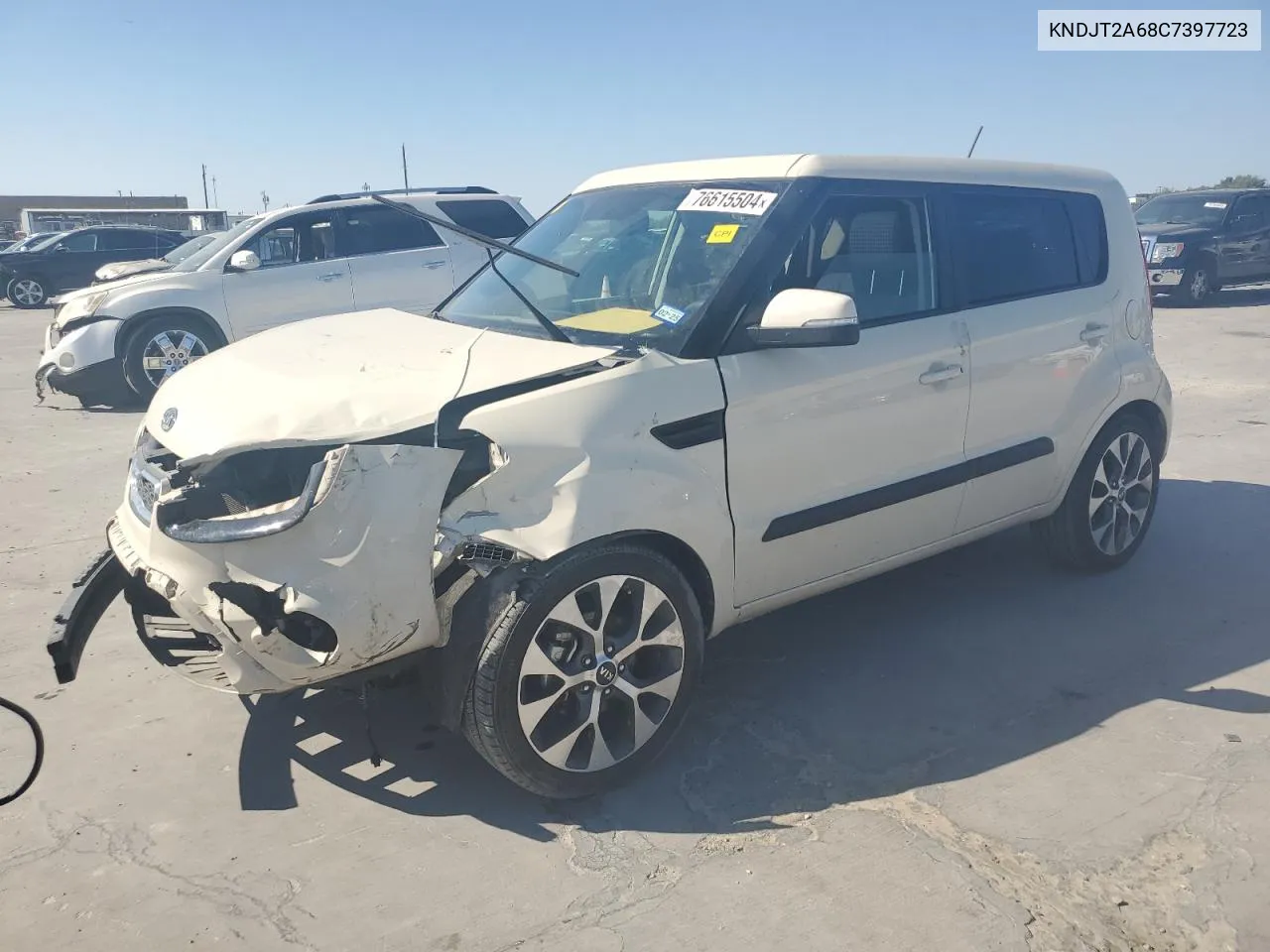 2012 Kia Soul + VIN: KNDJT2A68C7397723 Lot: 76615504