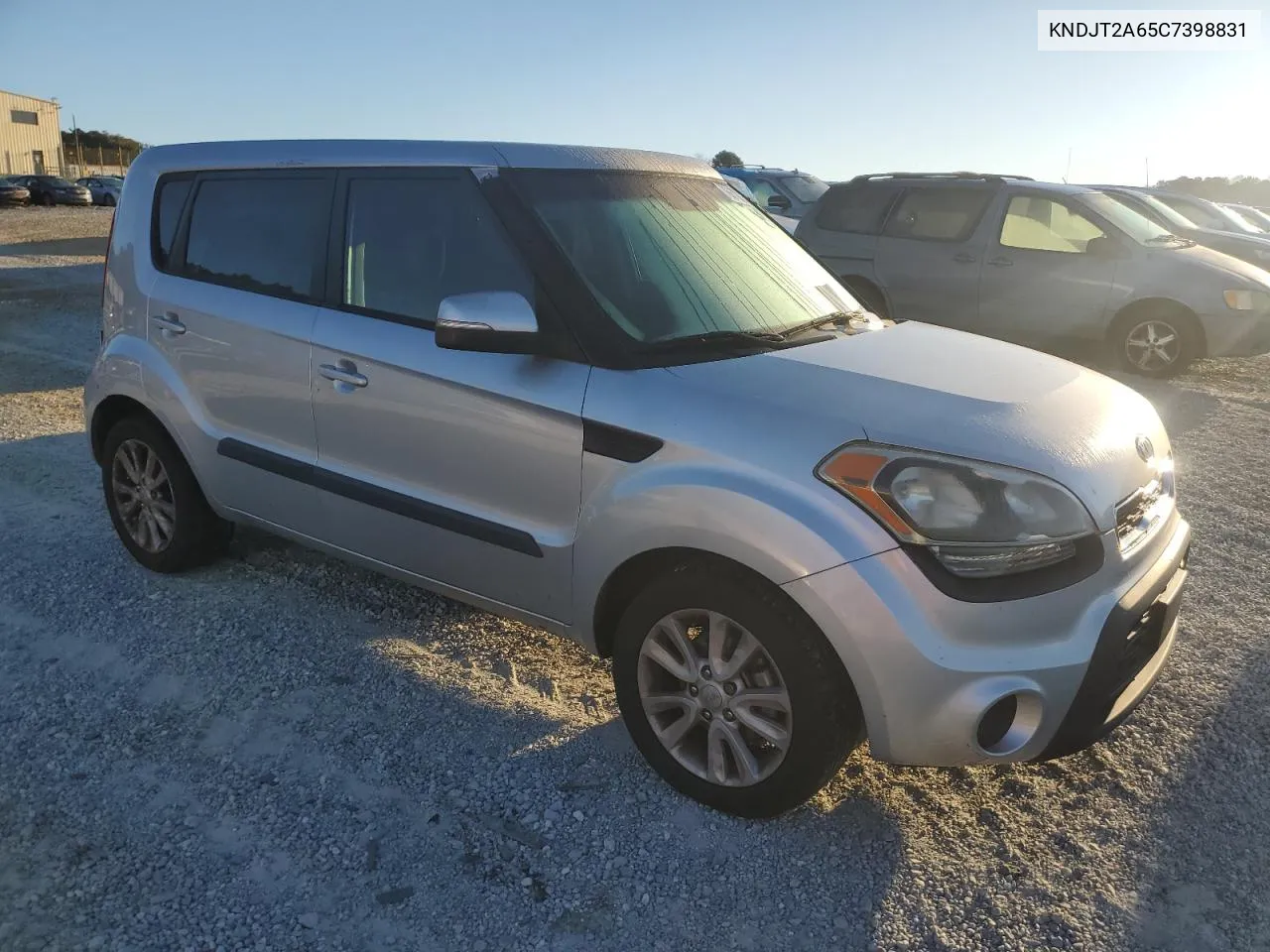 2012 Kia Soul + VIN: KNDJT2A65C7398831 Lot: 76678274