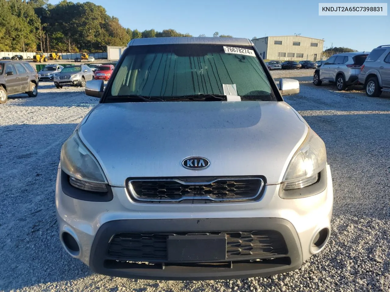 2012 Kia Soul + VIN: KNDJT2A65C7398831 Lot: 76678274