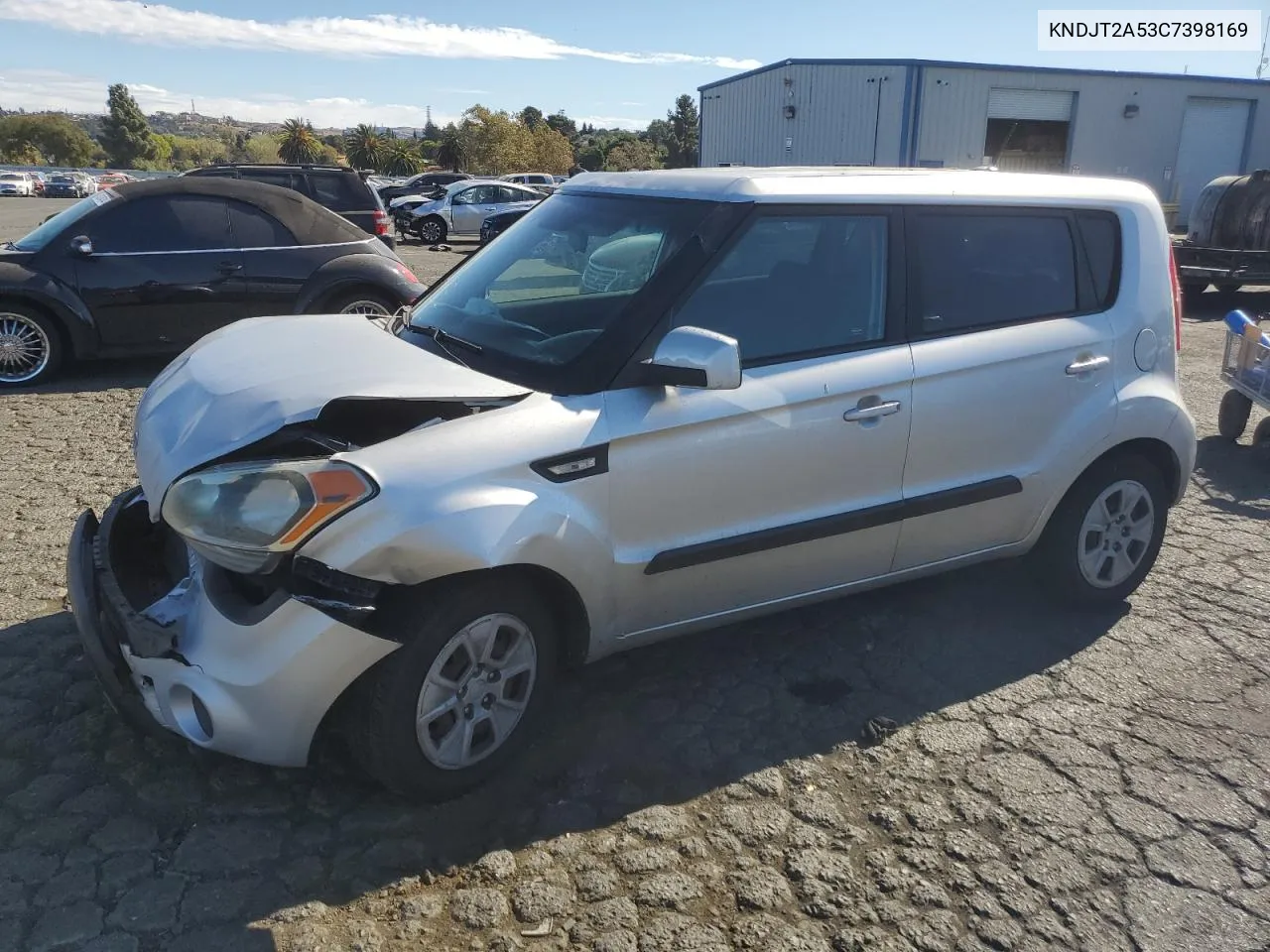 2012 Kia Soul VIN: KNDJT2A53C7398169 Lot: 76726124