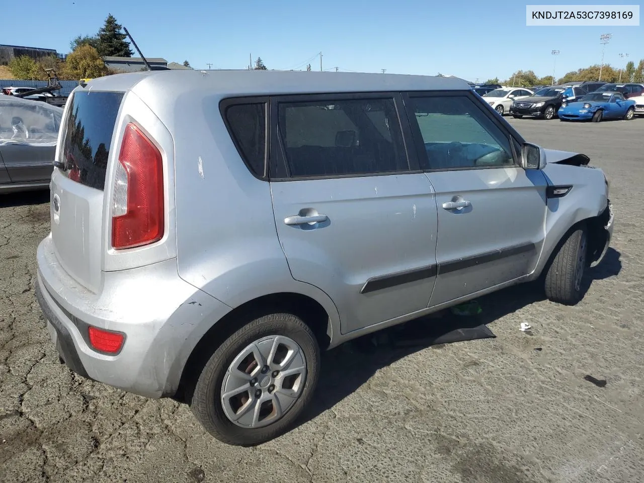 2012 Kia Soul VIN: KNDJT2A53C7398169 Lot: 76726124