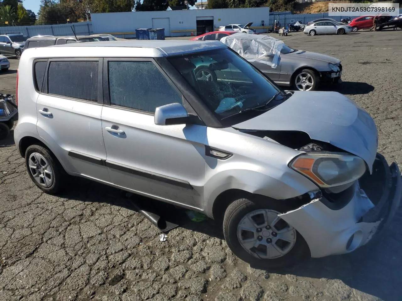 2012 Kia Soul VIN: KNDJT2A53C7398169 Lot: 76726124