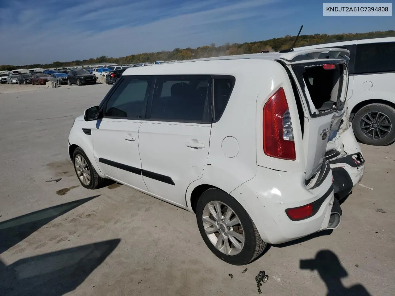 2012 Kia Soul + VIN: KNDJT2A61C7394808 Lot: 76822484