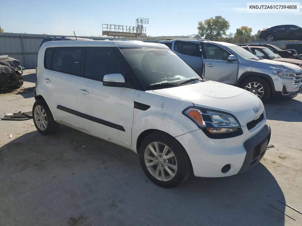 2012 Kia Soul + VIN: KNDJT2A61C7394808 Lot: 76822484