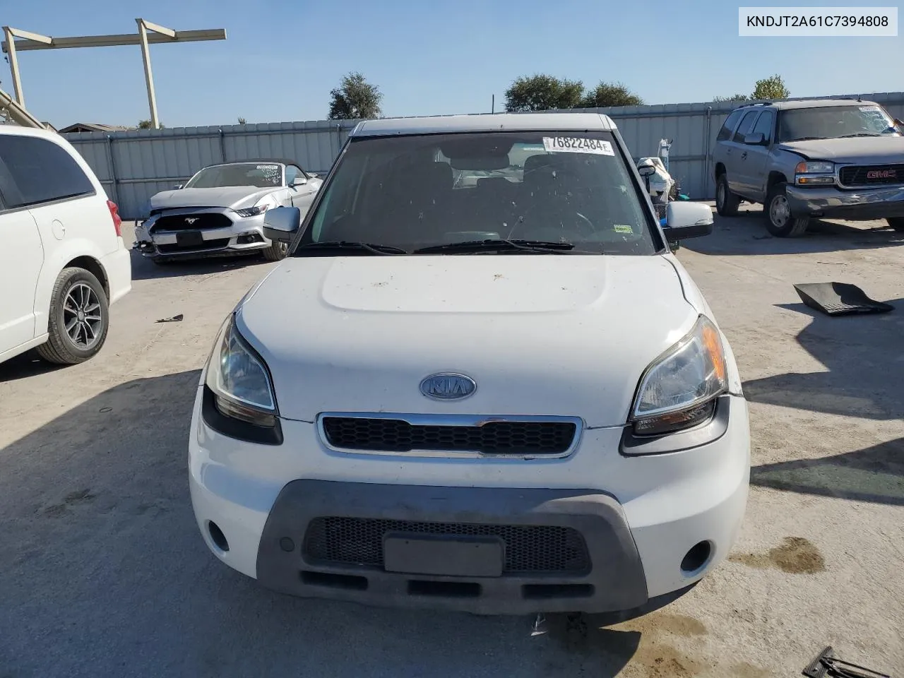 2012 Kia Soul + VIN: KNDJT2A61C7394808 Lot: 76822484