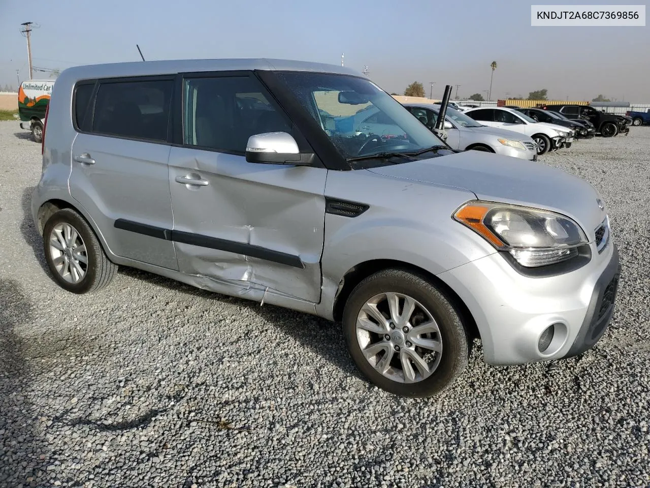 2012 Kia Soul + VIN: KNDJT2A68C7369856 Lot: 76830554