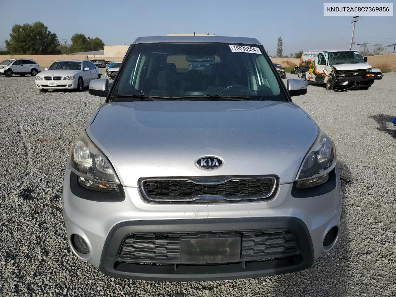 2012 Kia Soul + VIN: KNDJT2A68C7369856 Lot: 76830554