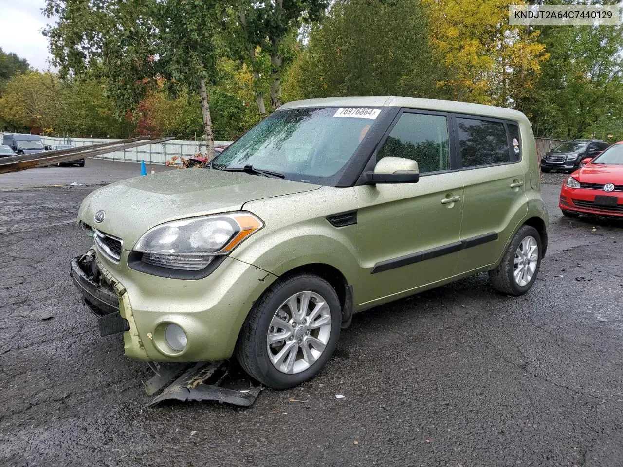 2012 Kia Soul + VIN: KNDJT2A64C7440129 Lot: 76976864