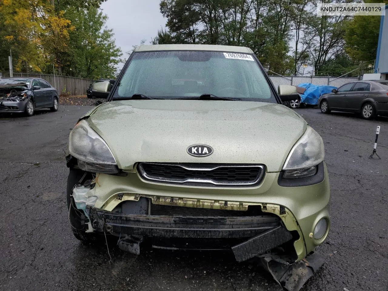 2012 Kia Soul + VIN: KNDJT2A64C7440129 Lot: 76976864