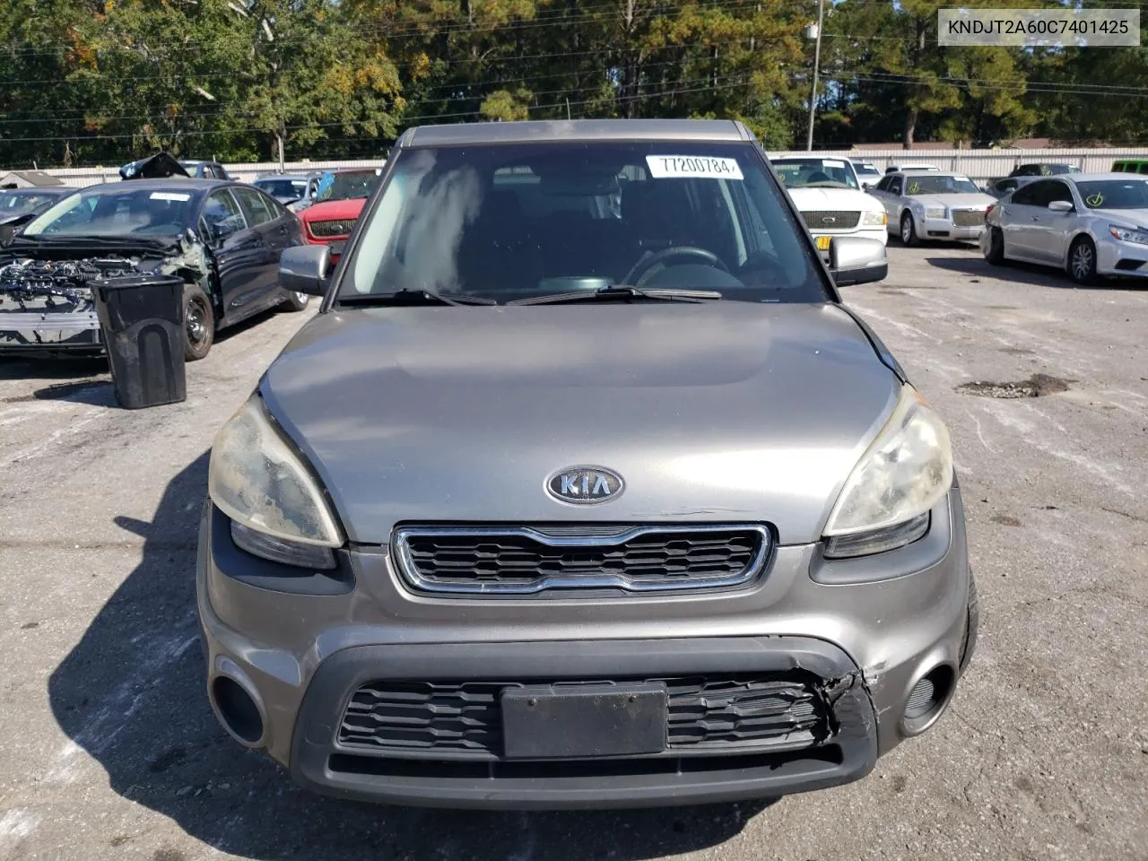 2012 Kia Soul + VIN: KNDJT2A60C7401425 Lot: 77200784