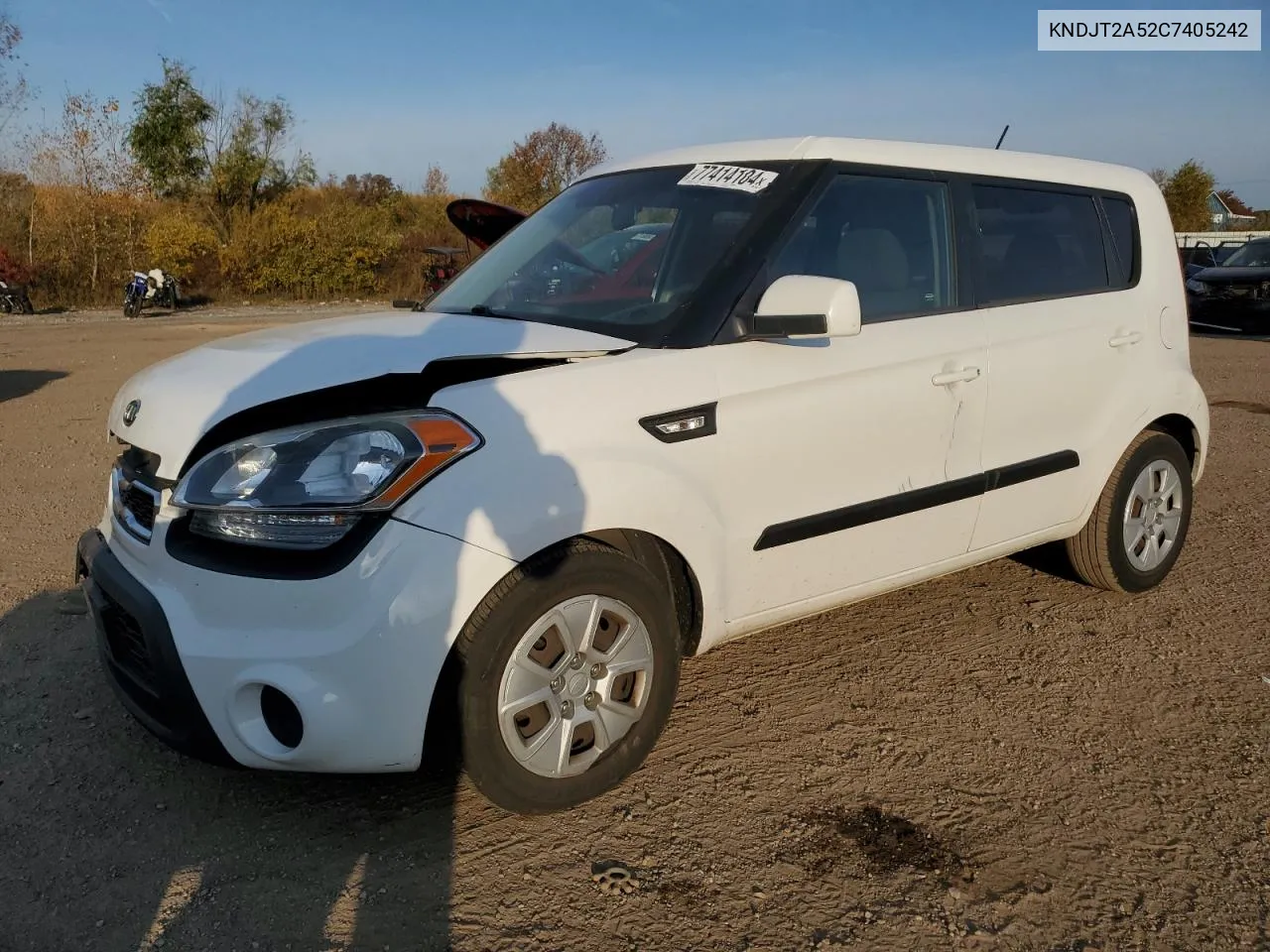 2012 Kia Soul VIN: KNDJT2A52C7405242 Lot: 77414104