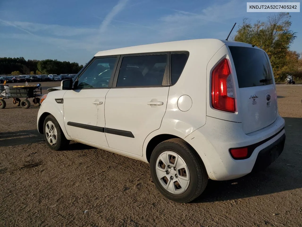 2012 Kia Soul VIN: KNDJT2A52C7405242 Lot: 77414104