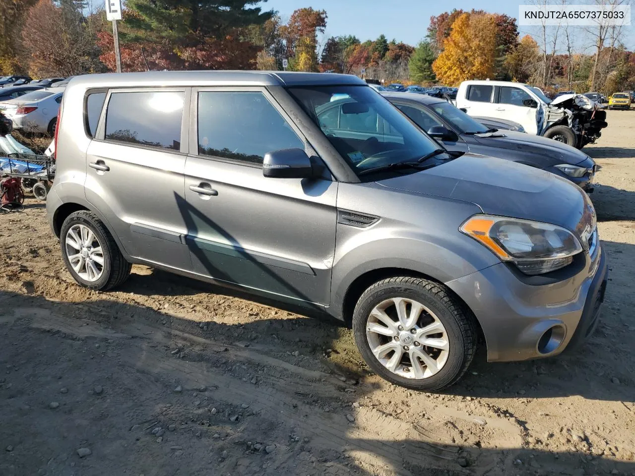 2012 Kia Soul + VIN: KNDJT2A65C7375033 Lot: 77486734