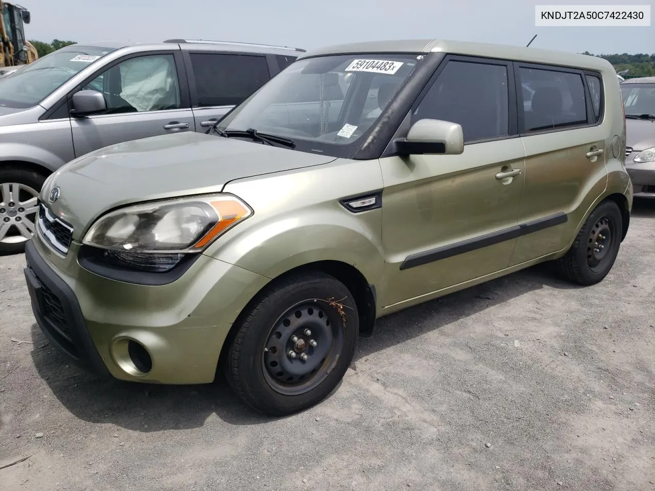 2012 Kia Soul VIN: KNDJT2A50C7422430 Lot: 77501473