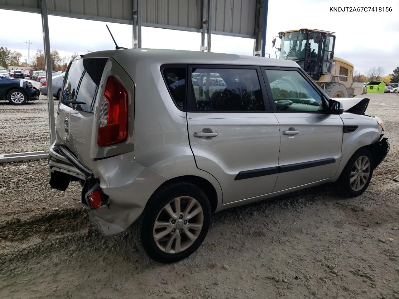 2012 Kia Soul + VIN: KNDJT2A67C7418156 Lot: 77680394