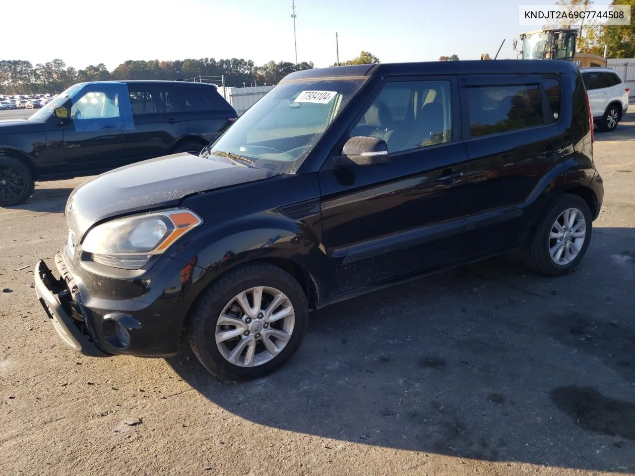 2012 Kia Soul + VIN: KNDJT2A69C7744508 Lot: 77934104