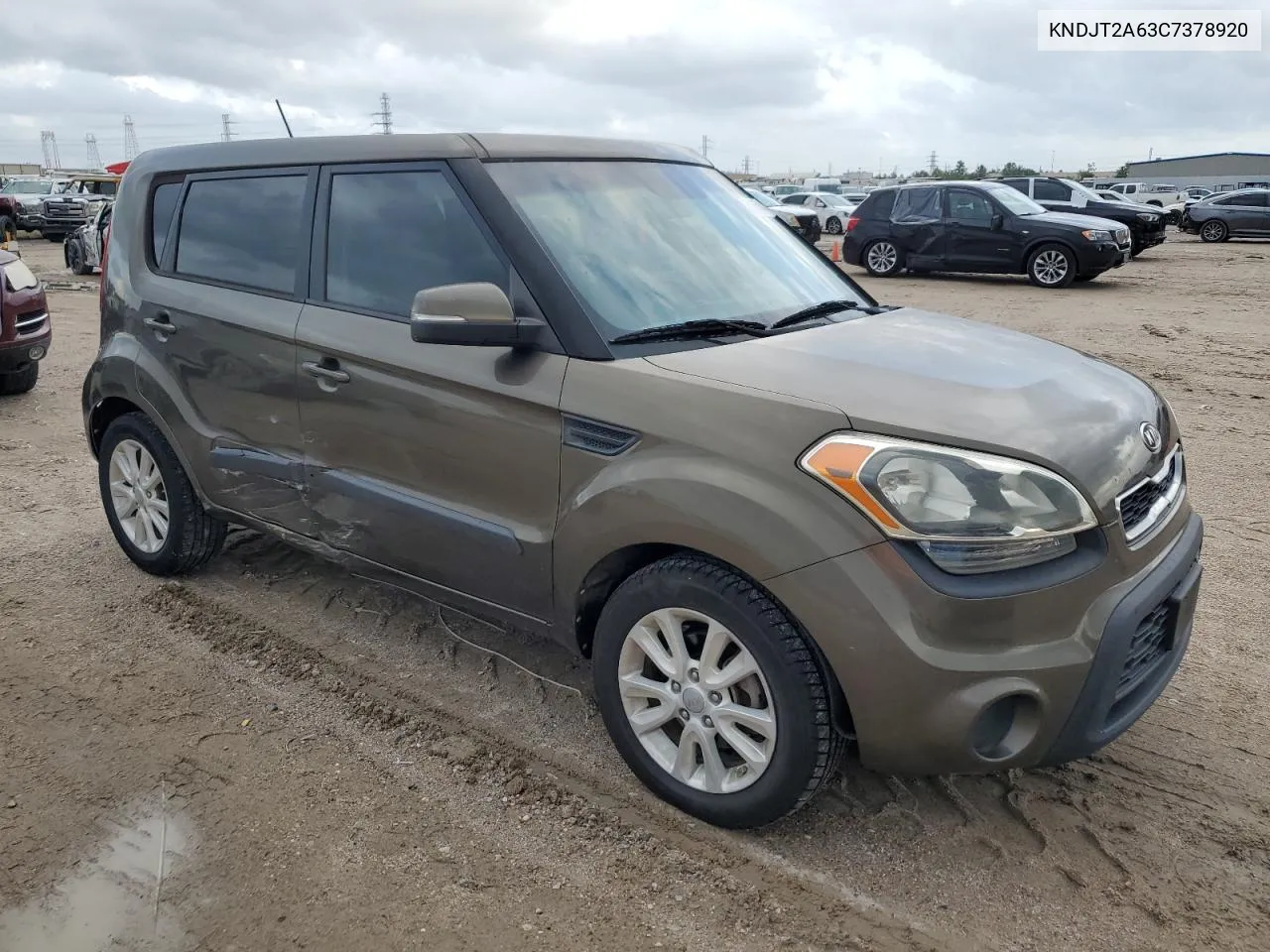 2012 Kia Soul + VIN: KNDJT2A63C7378920 Lot: 78166374