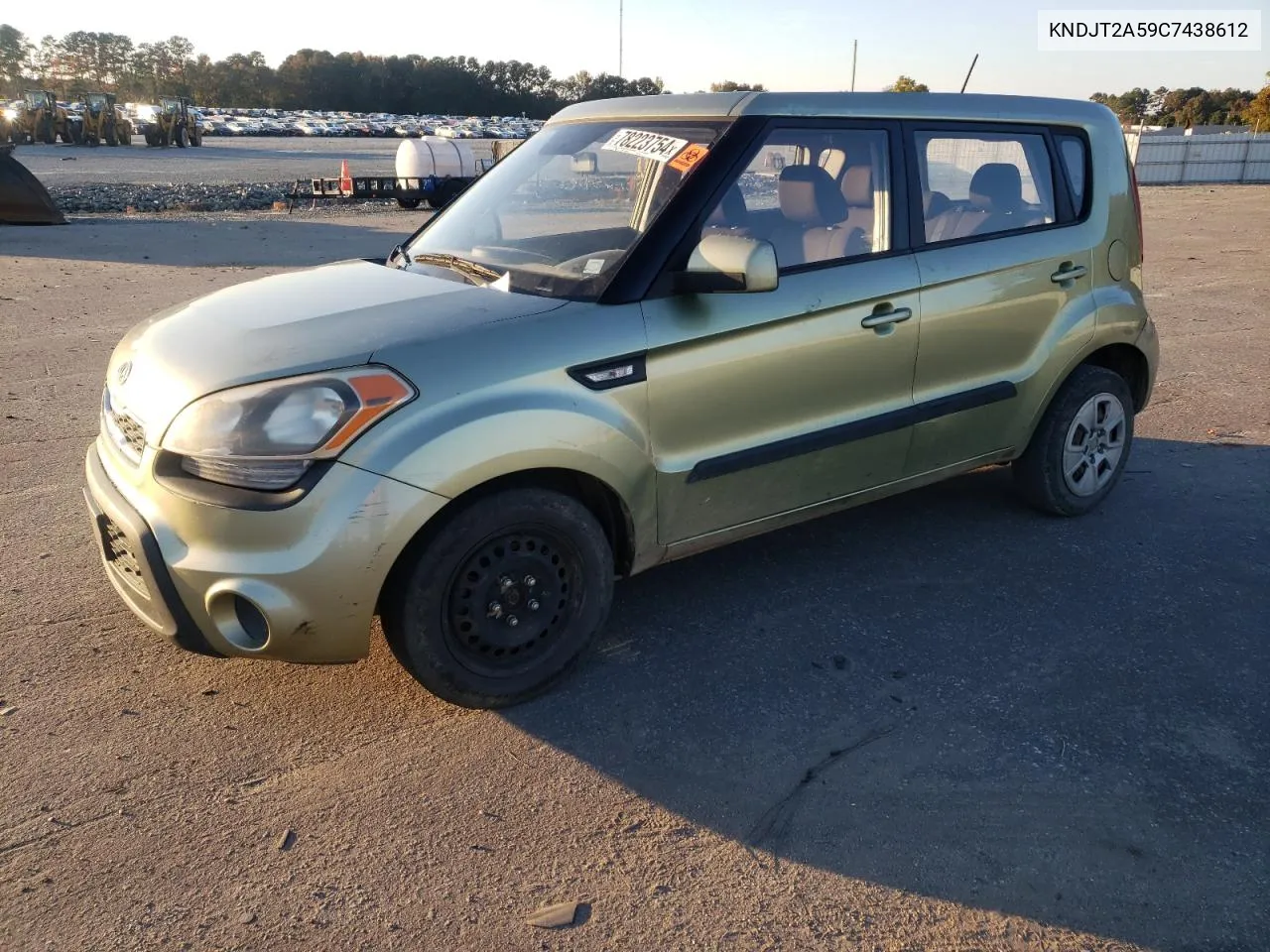 2012 Kia Soul VIN: KNDJT2A59C7438612 Lot: 78223754