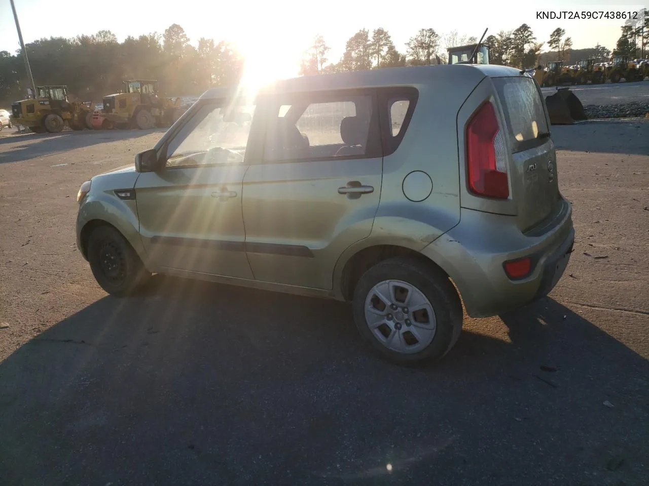 2012 Kia Soul VIN: KNDJT2A59C7438612 Lot: 78223754