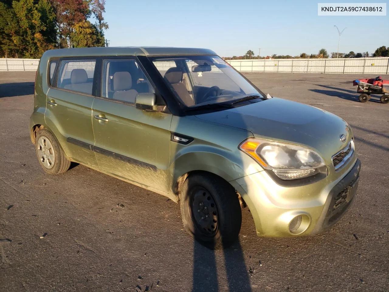 2012 Kia Soul VIN: KNDJT2A59C7438612 Lot: 78223754