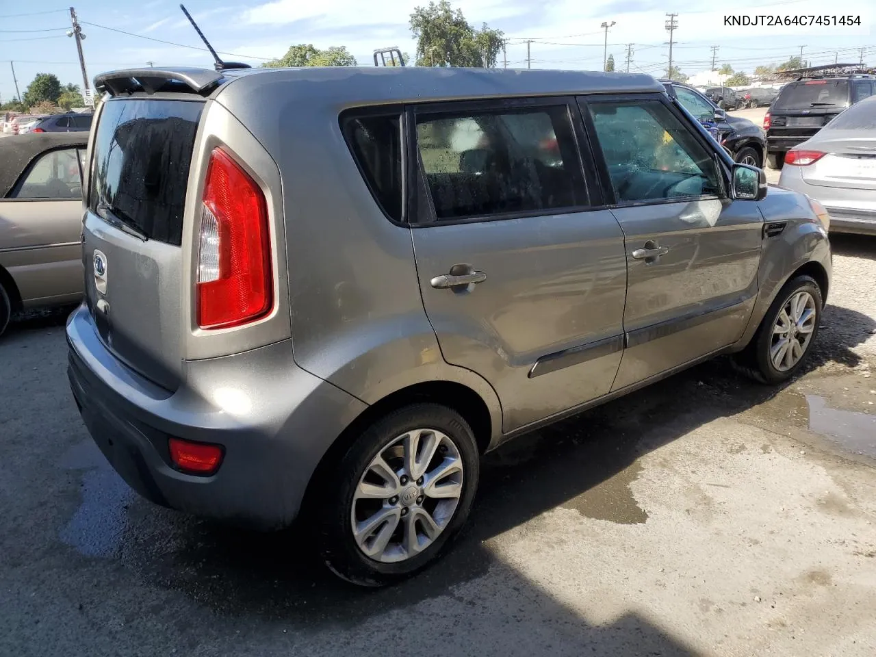 2012 Kia Soul + VIN: KNDJT2A64C7451454 Lot: 78278374