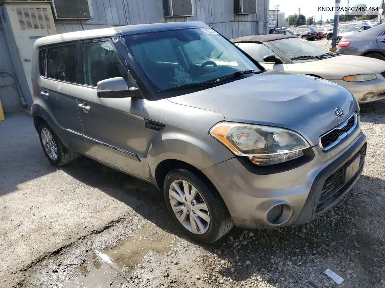 2012 Kia Soul + VIN: KNDJT2A64C7451454 Lot: 78278374