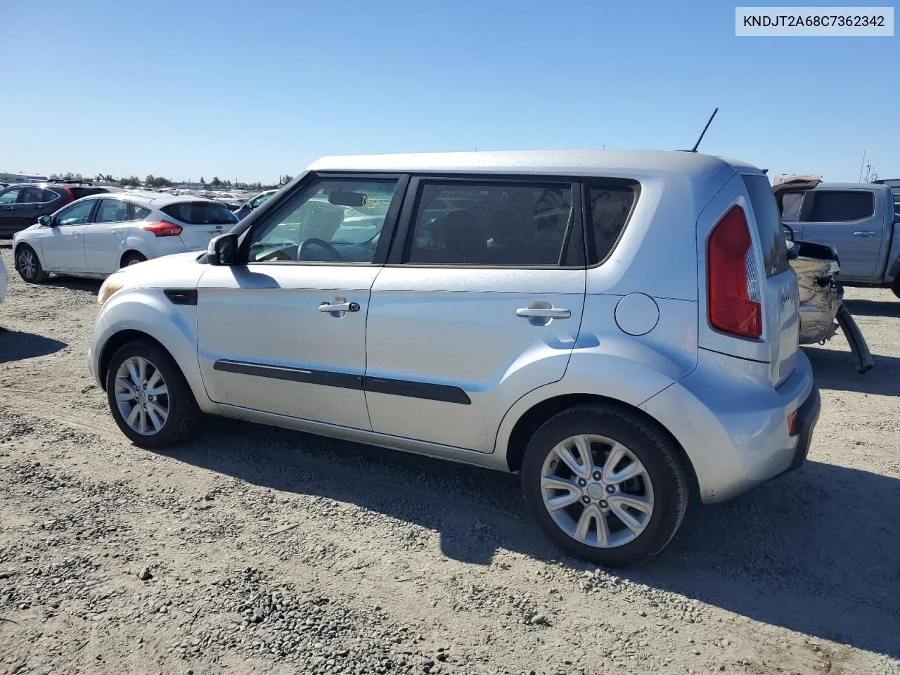 2012 Kia Soul + VIN: KNDJT2A68C7362342 Lot: 78505374