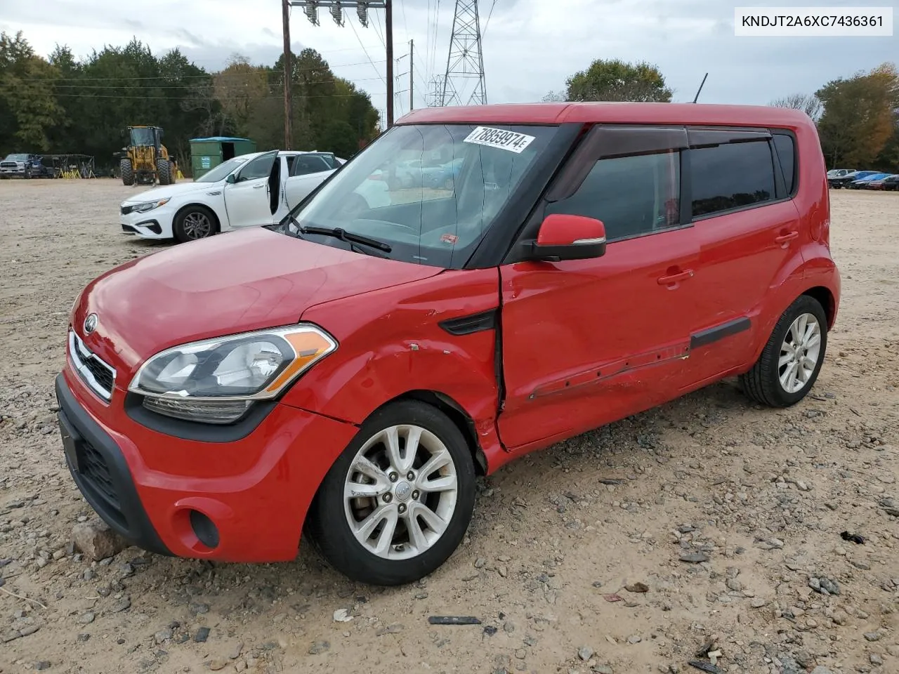 2012 Kia Soul + VIN: KNDJT2A6XC7436361 Lot: 78859974