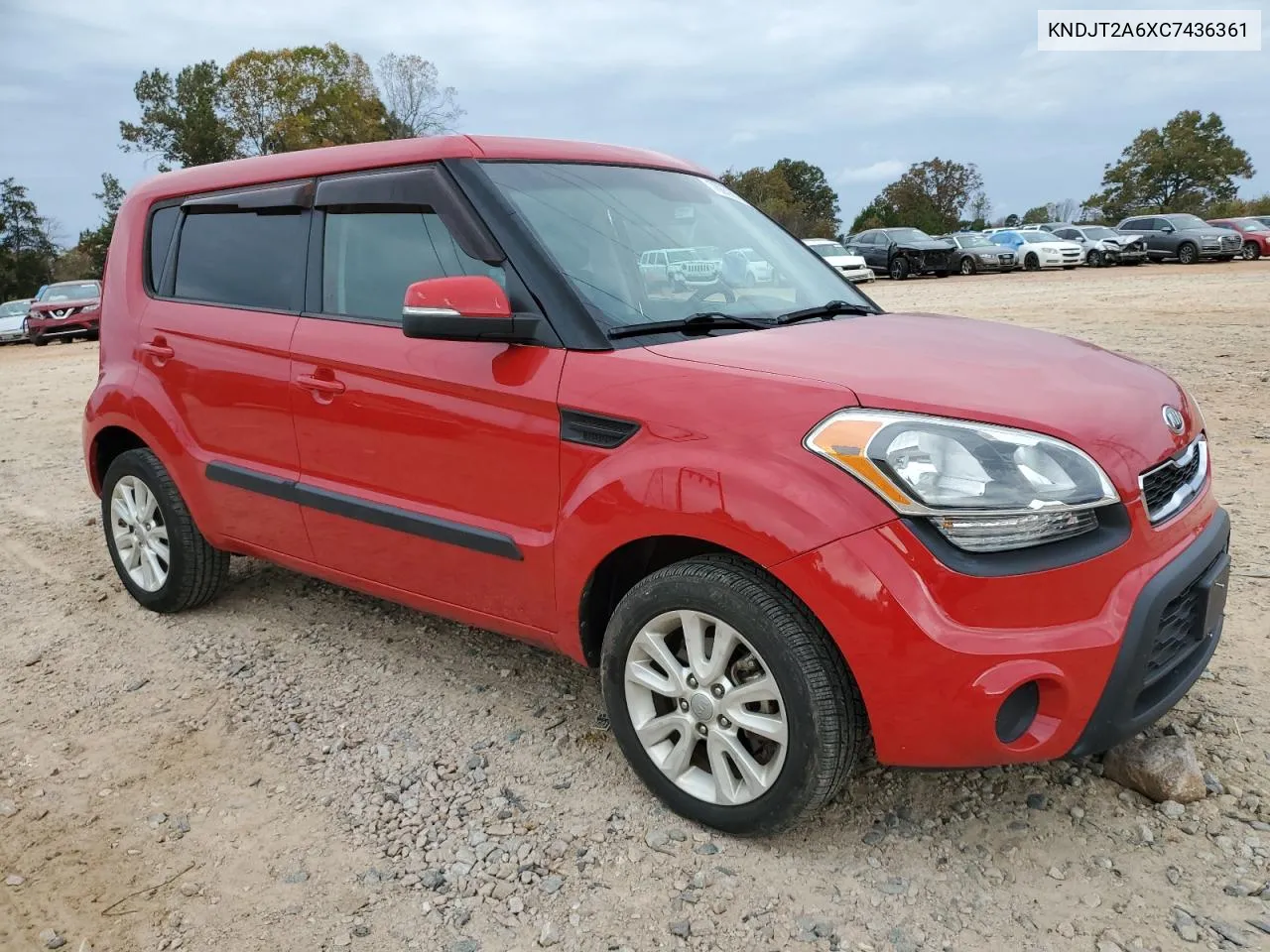 2012 Kia Soul + VIN: KNDJT2A6XC7436361 Lot: 78859974