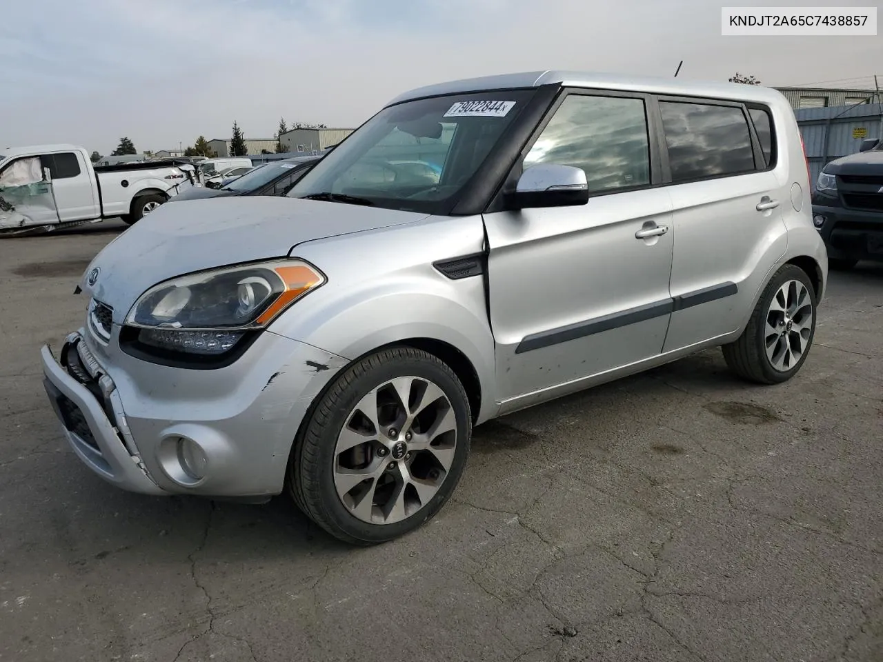 2012 Kia Soul + VIN: KNDJT2A65C7438857 Lot: 79022844