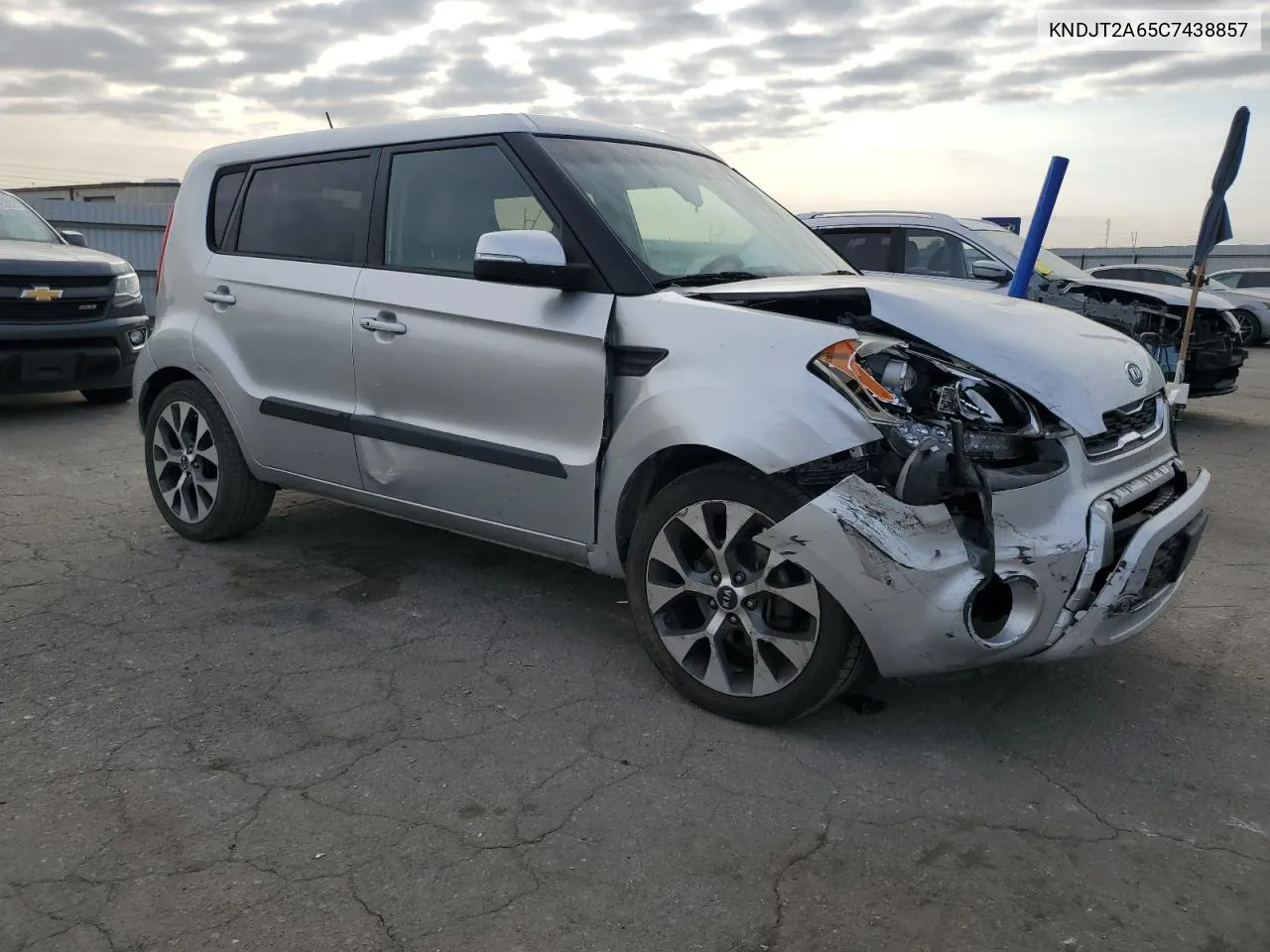 2012 Kia Soul + VIN: KNDJT2A65C7438857 Lot: 79022844