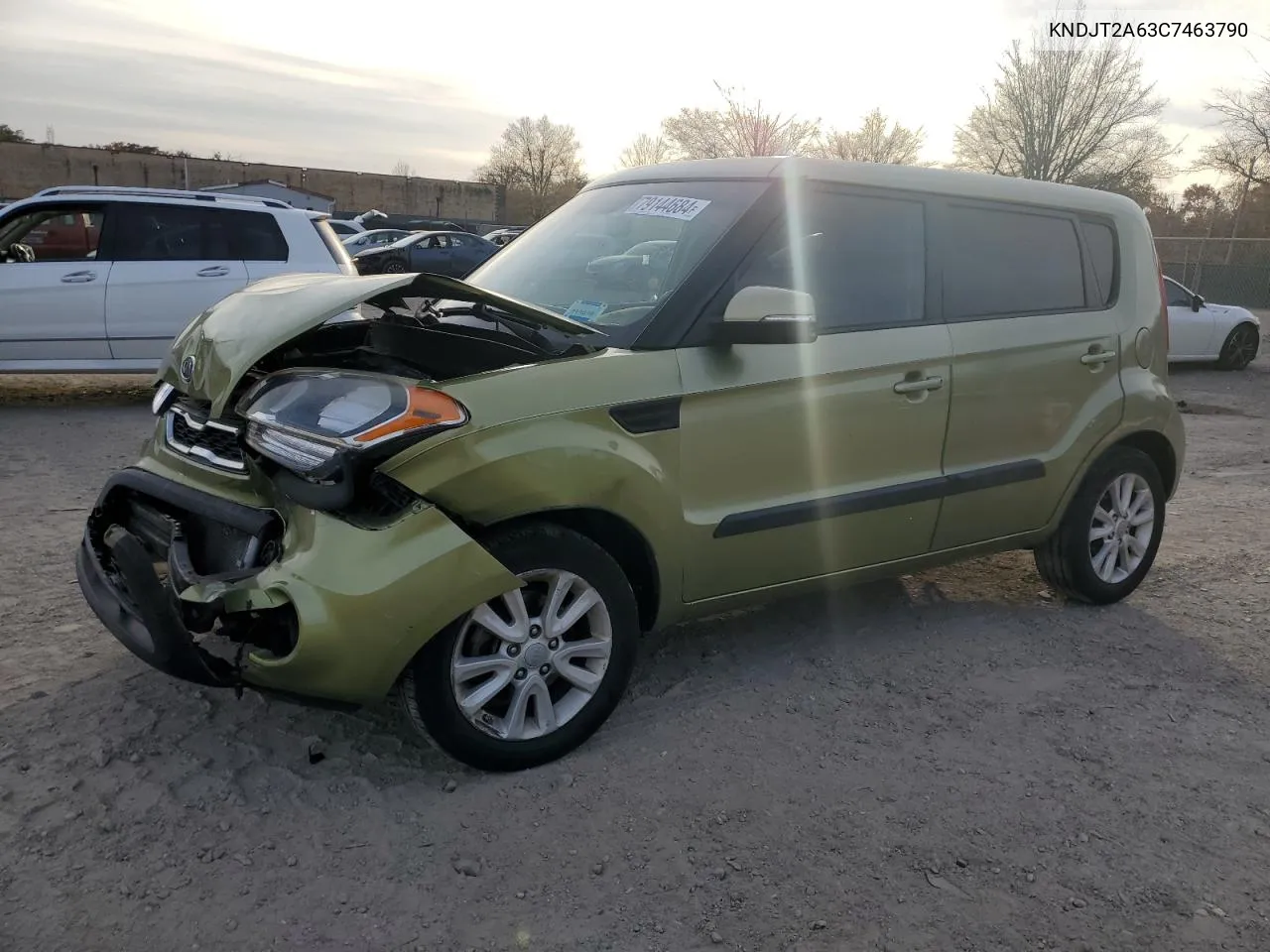 2012 Kia Soul + VIN: KNDJT2A63C7463790 Lot: 79144684