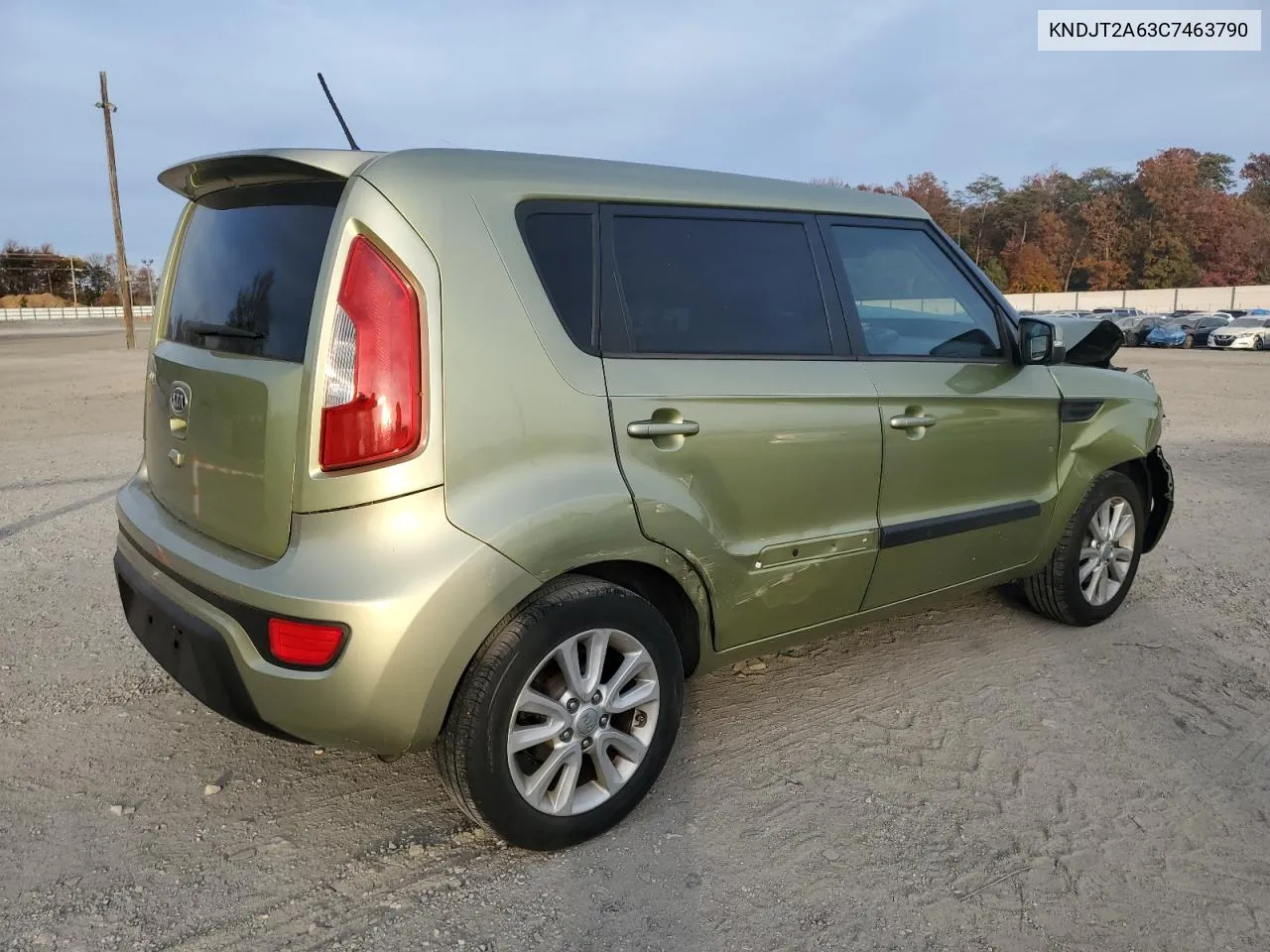 2012 Kia Soul + VIN: KNDJT2A63C7463790 Lot: 79144684