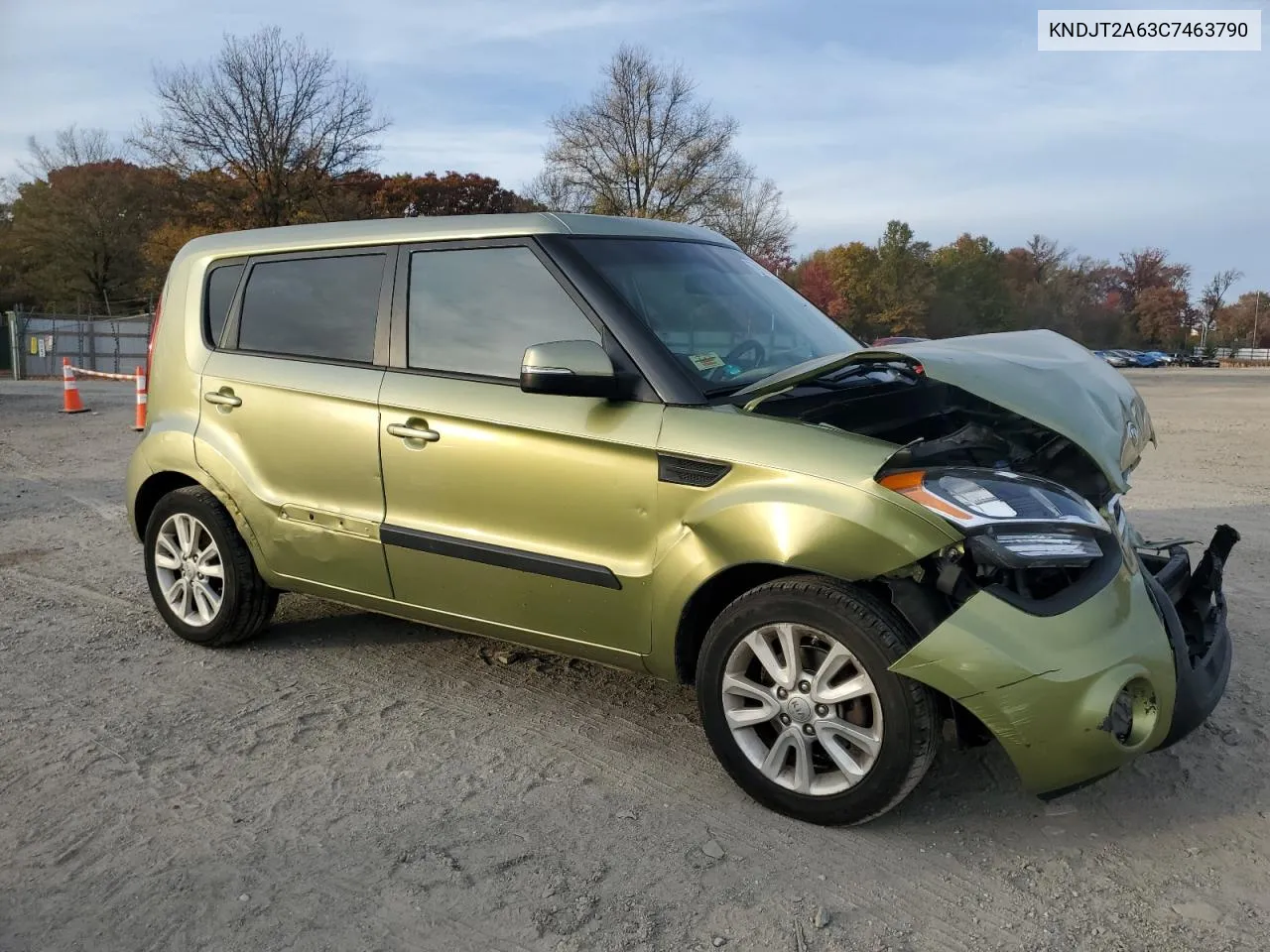 2012 Kia Soul + VIN: KNDJT2A63C7463790 Lot: 79144684