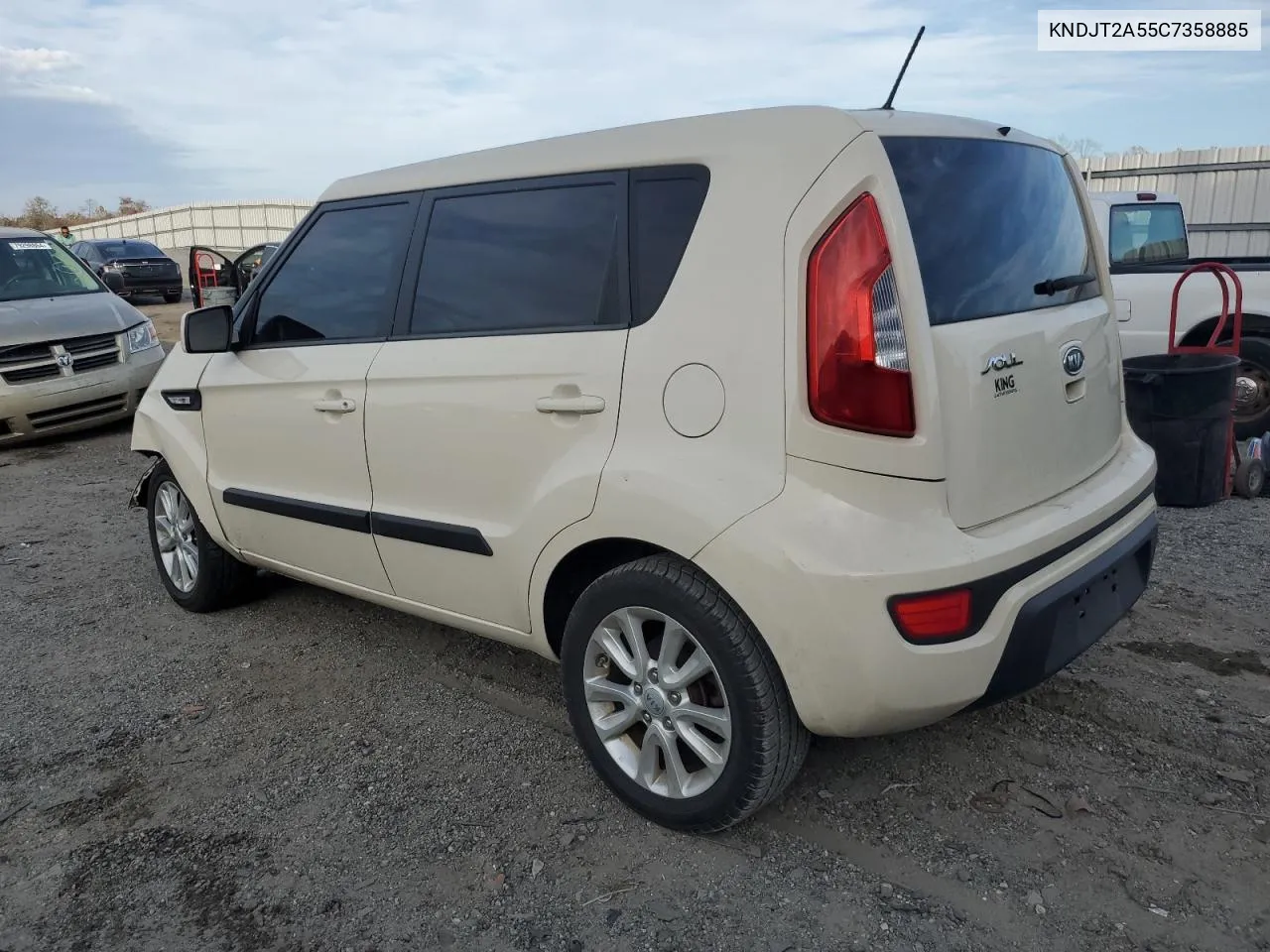 2012 Kia Soul VIN: KNDJT2A55C7358885 Lot: 79351214