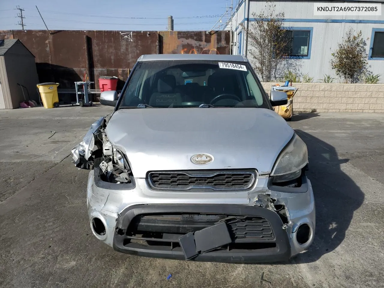 2012 Kia Soul + VIN: KNDJT2A69C7372085 Lot: 79518454