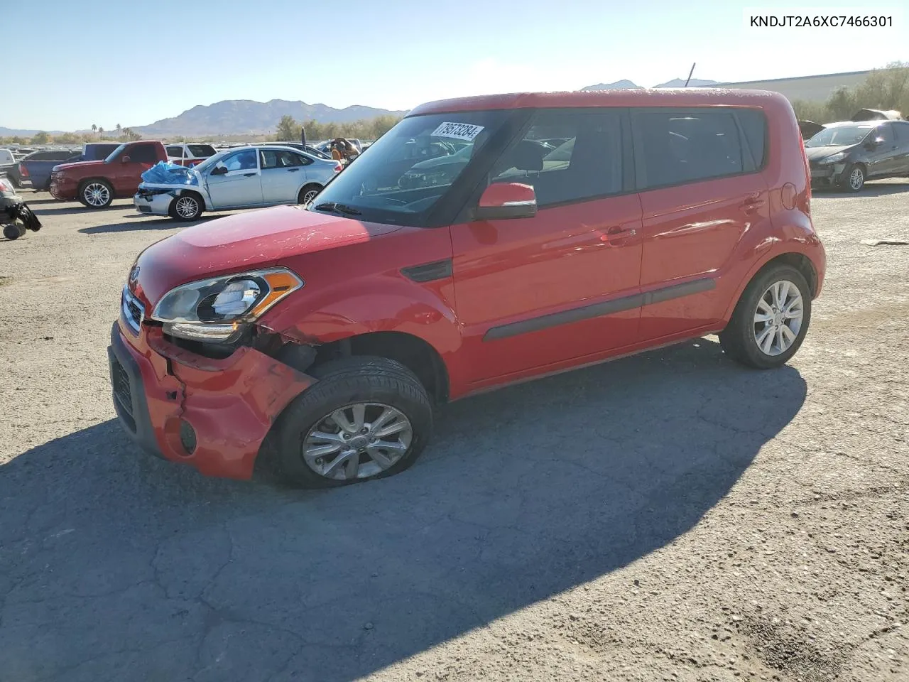 2012 Kia Soul + VIN: KNDJT2A6XC7466301 Lot: 79573284