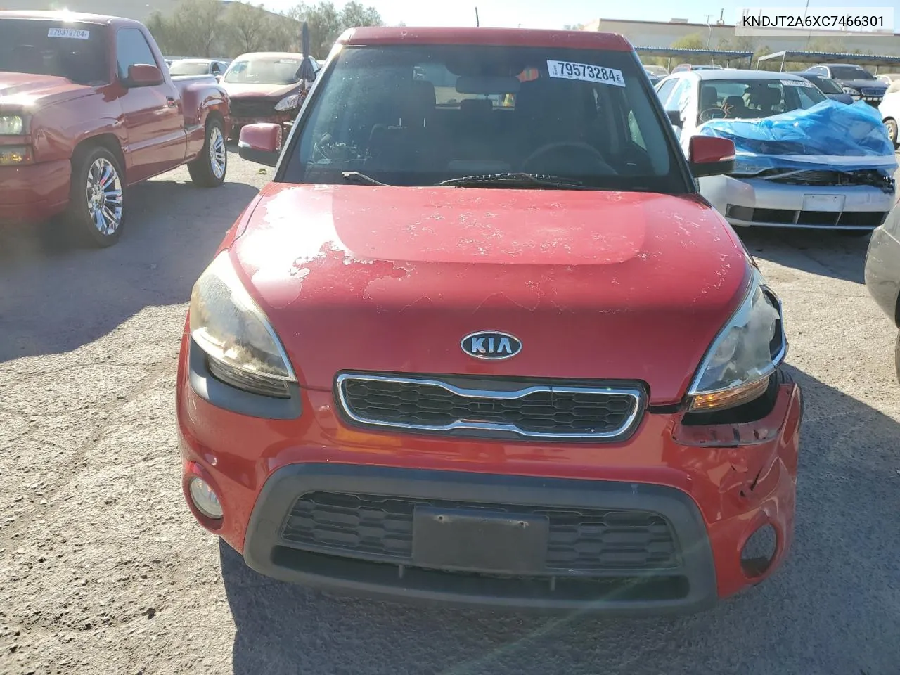 2012 Kia Soul + VIN: KNDJT2A6XC7466301 Lot: 79573284