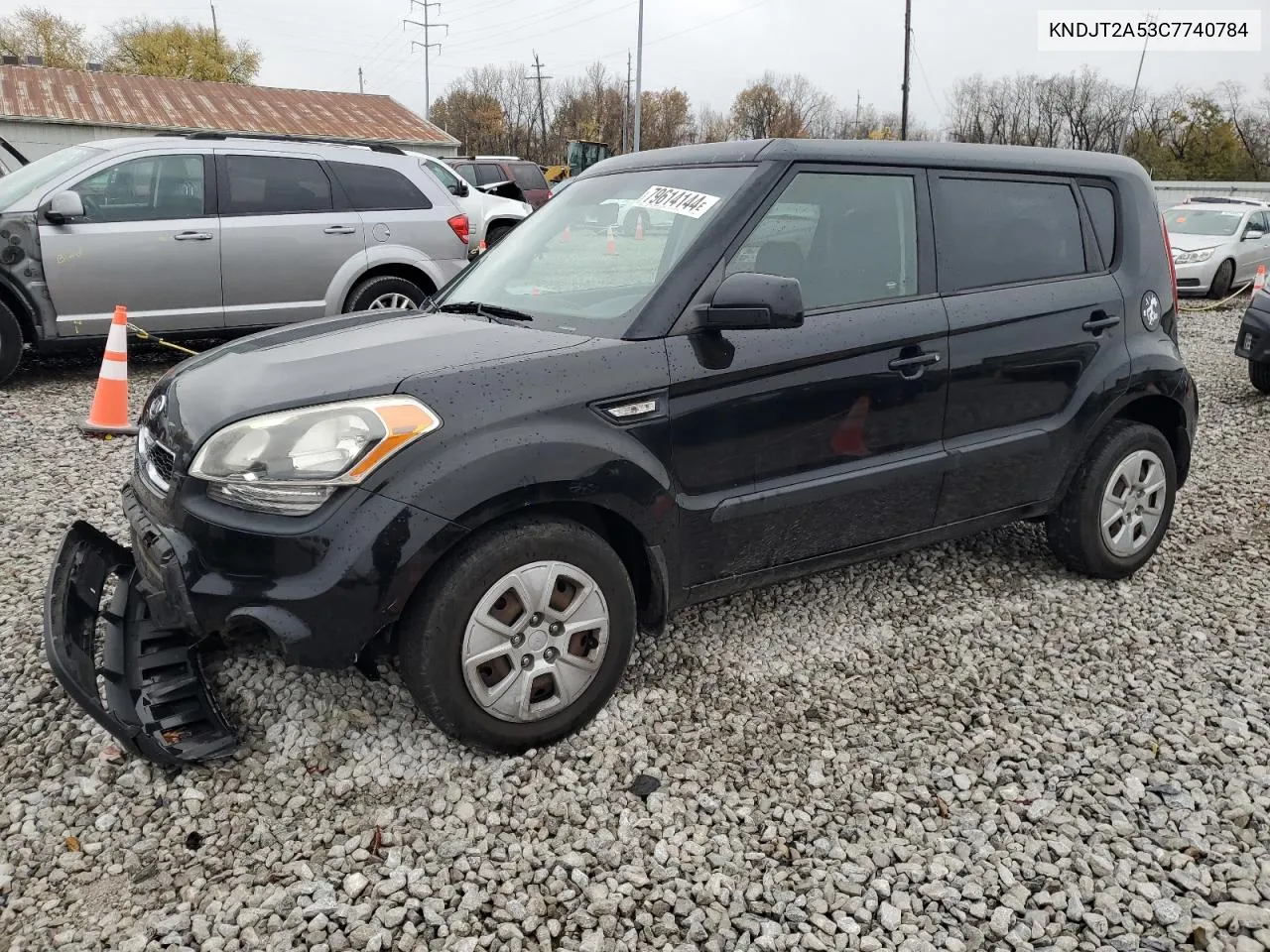 2012 Kia Soul VIN: KNDJT2A53C7740784 Lot: 79614144