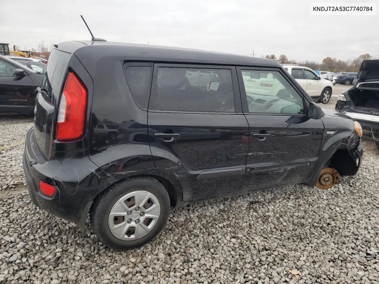 2012 Kia Soul VIN: KNDJT2A53C7740784 Lot: 79614144